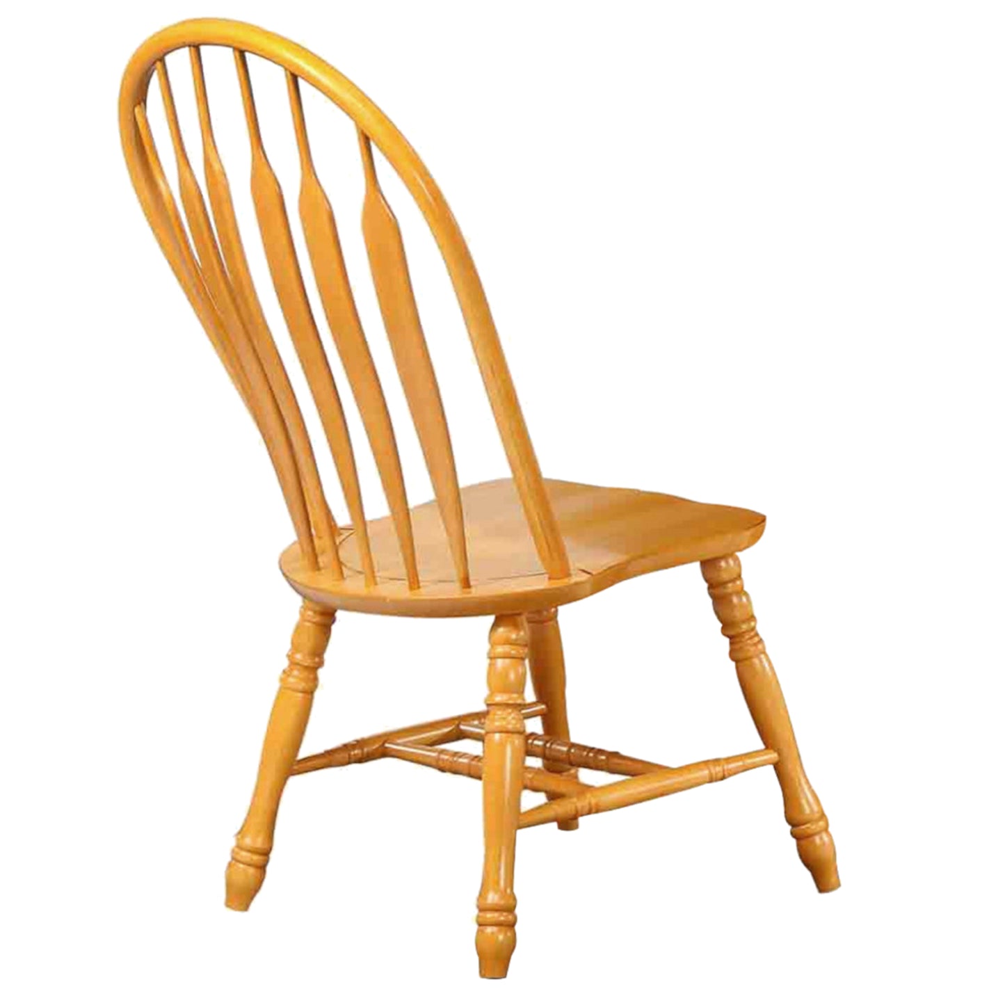 Sunset Trading Oak Selections Comfort Back Windsor Dining Side Chair