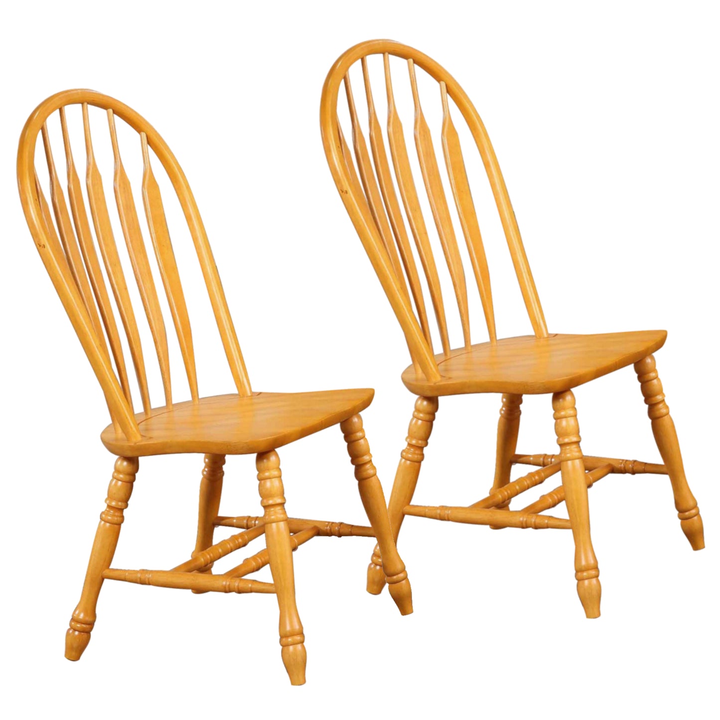 Sunset Trading Oak Selections Comfort Back Windsor Dining Side Chair