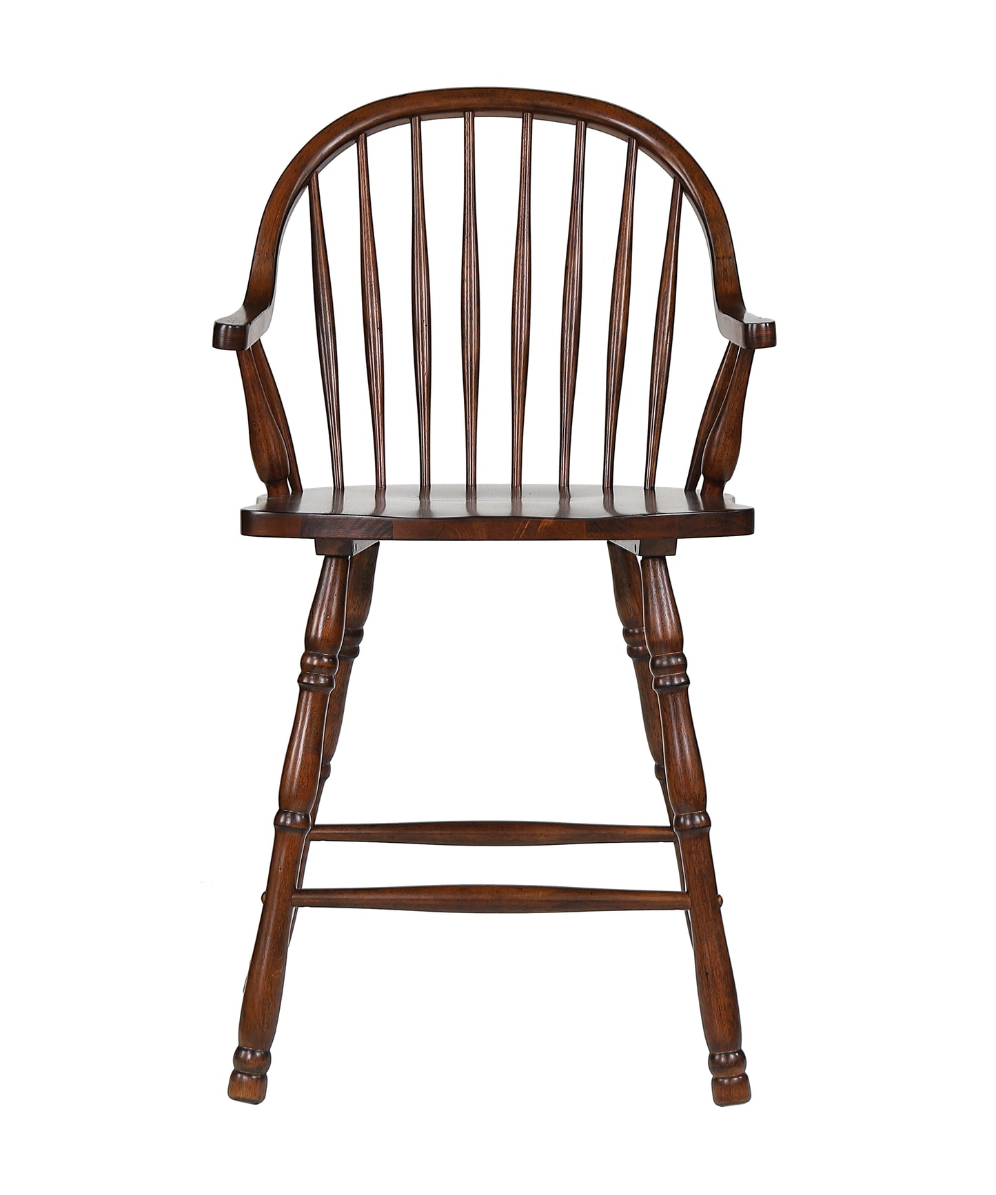 Sunset Trading Andrews 24" Windsor Barstool with Arms