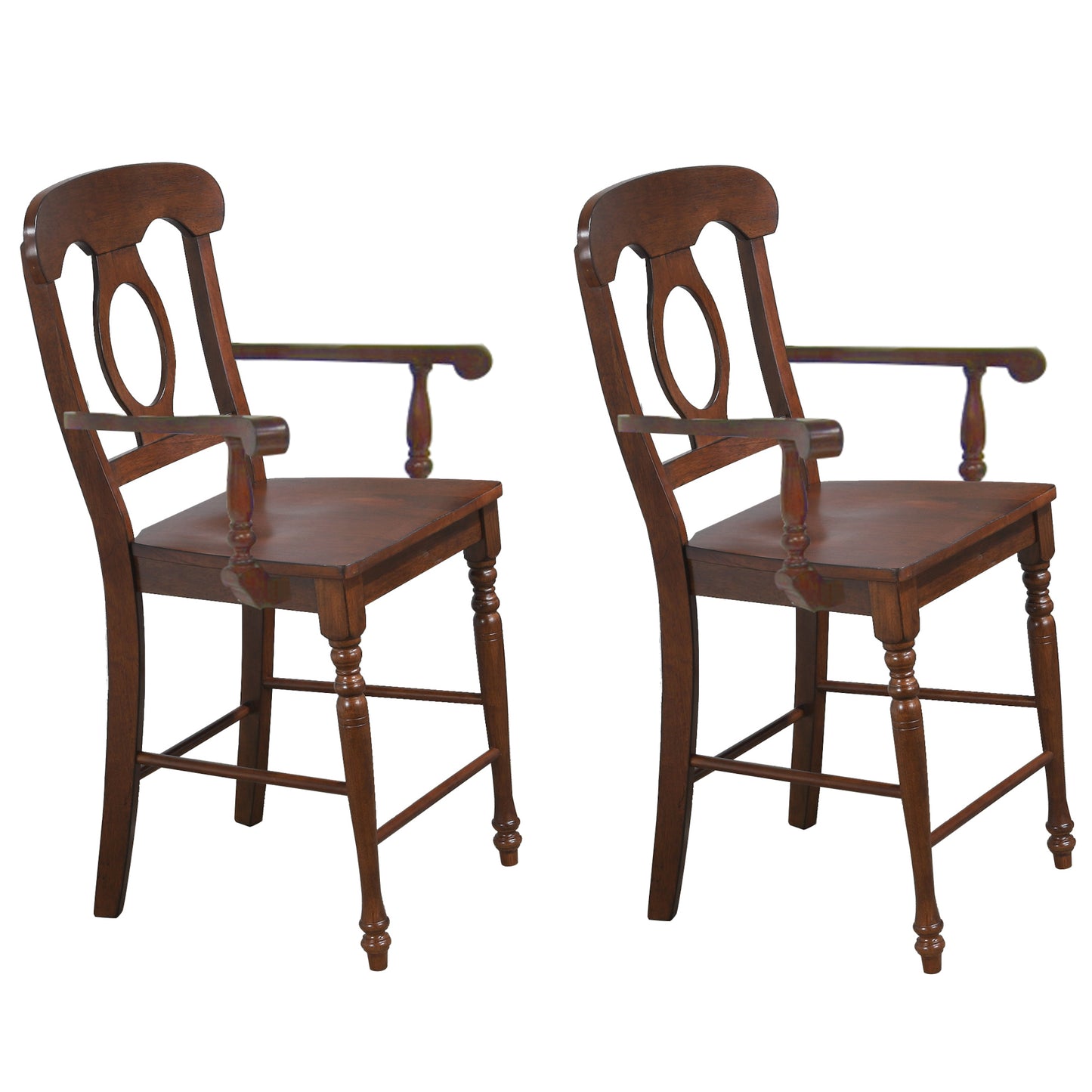 Sunset Trading Andrews Napoleon Barstool with Arms