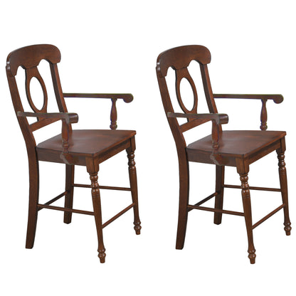 Sunset Trading Andrews Napoleon Barstool with Arms