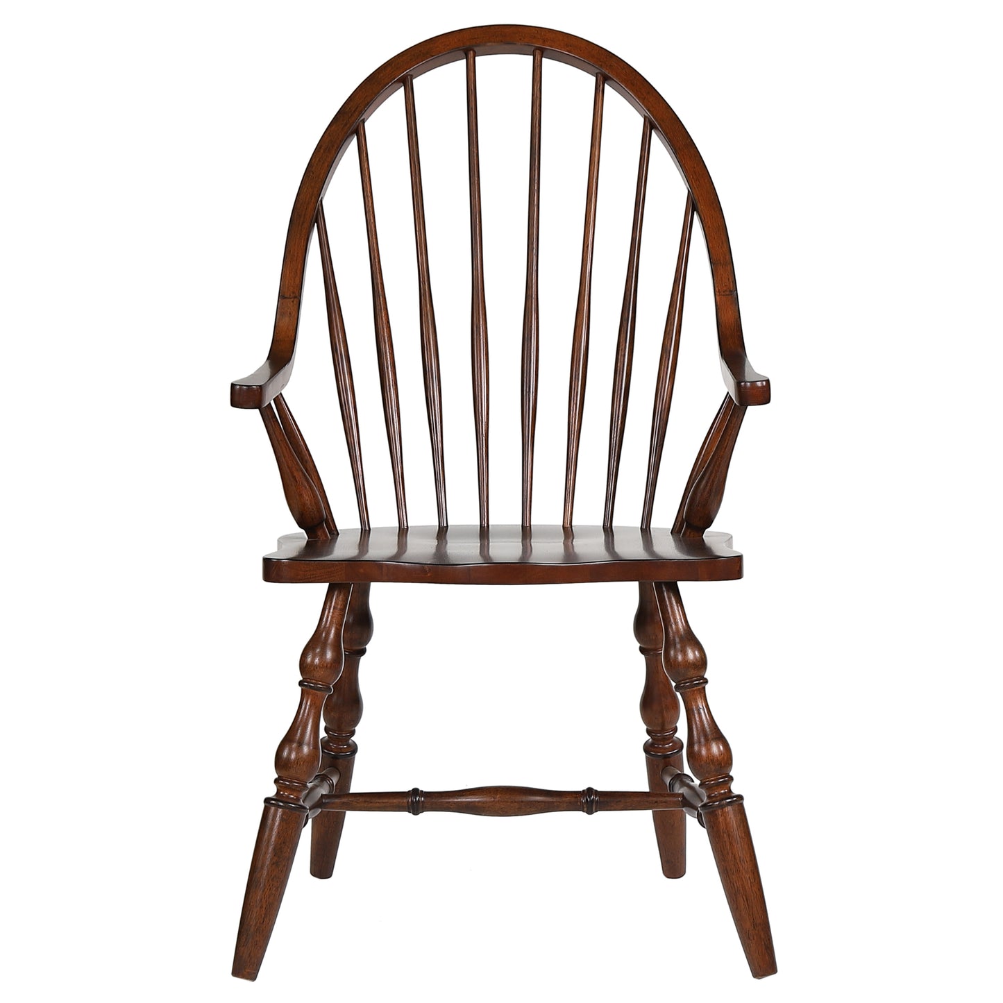 Sunset Trading Andrews Windsor Spindleback Dining Chair with Arms