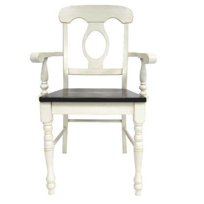 Sunset Trading Andrews Napoleon Dining Chair with Arms