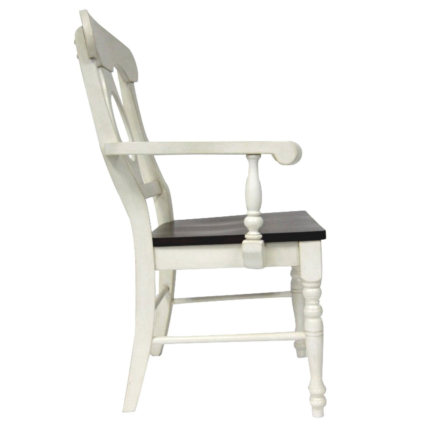 Sunset Trading Andrews Napoleon Dining Chair with Arms