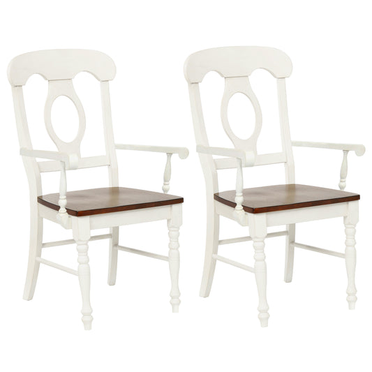 Sunset Trading Andrews Napoleon Dining Chair with Arms