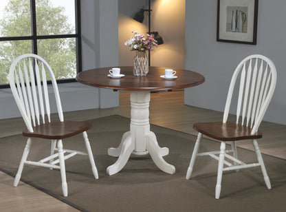 Sunset Trading Andrews 3 Piece 42" Round Extendable Dining Set