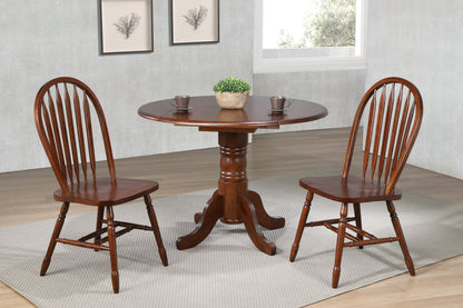 Sunset Trading Andrews 3 Piece 42" Round Extendable Dining Set