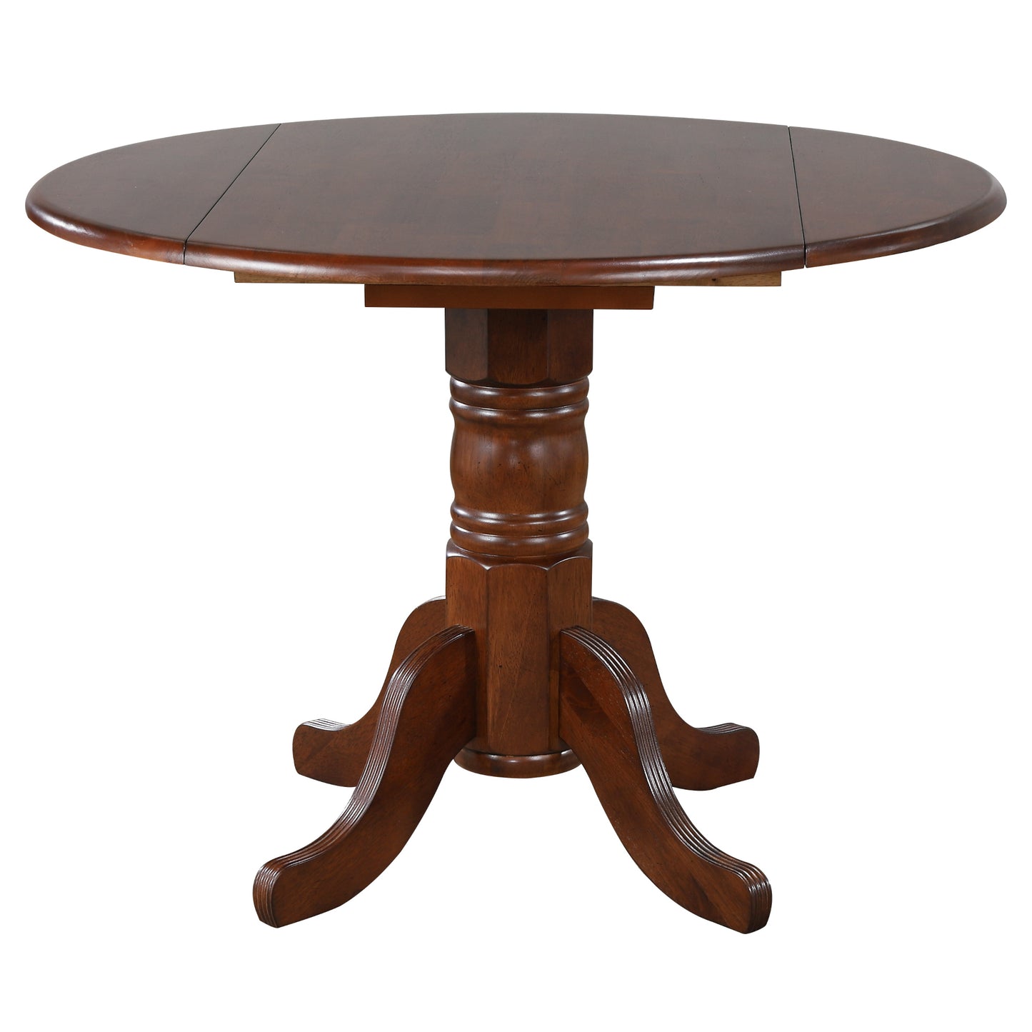 Sunset Trading Andrews 42" Round Extendable Drop Leaf Dining Table