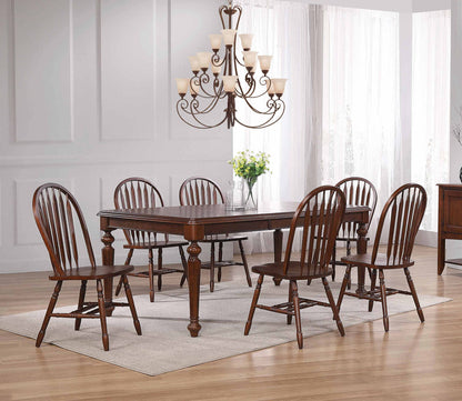 Sunset Trading Andrews 7 Piece 58-76" Rectangular Extendable Dining Set