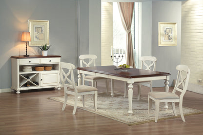 Sunset Trading Andrews 58-76" Rectangular Butterfly Extendable Dining Table