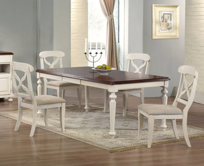 Sunset Trading Andrews 5 Piece 58-76" Rectangular Butterfly Extendable Dining Set