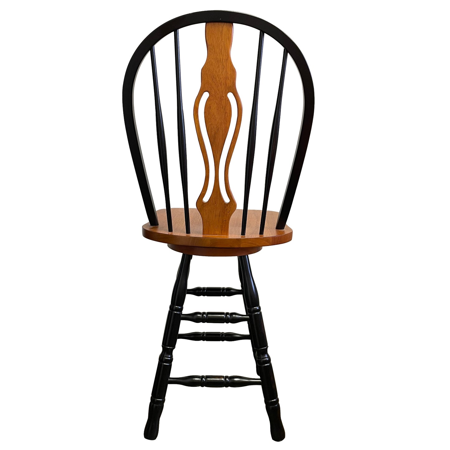 Sunset Trading Black Cherry Selections 24" Keyhole Windsor Barstool