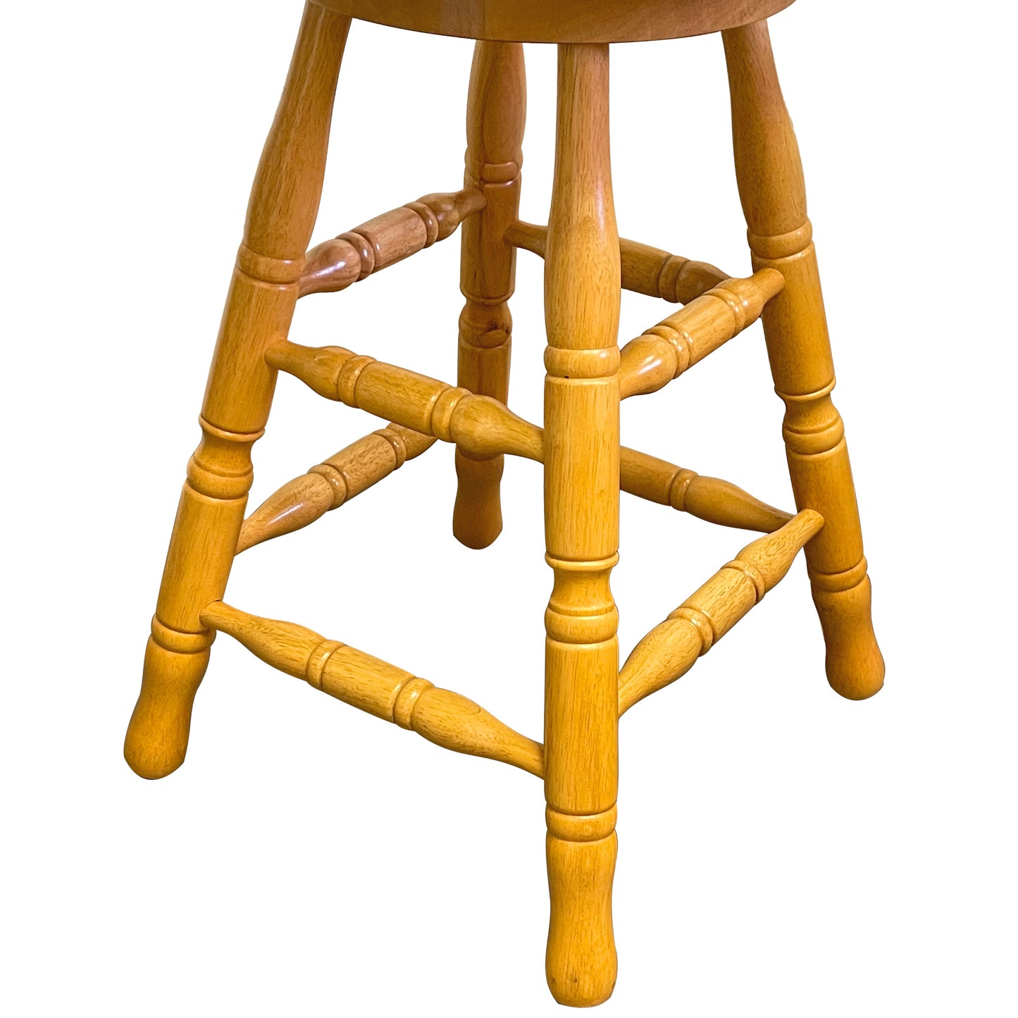 Sunset Trading Oak Selections 24" Keyhole Windsor Barstool