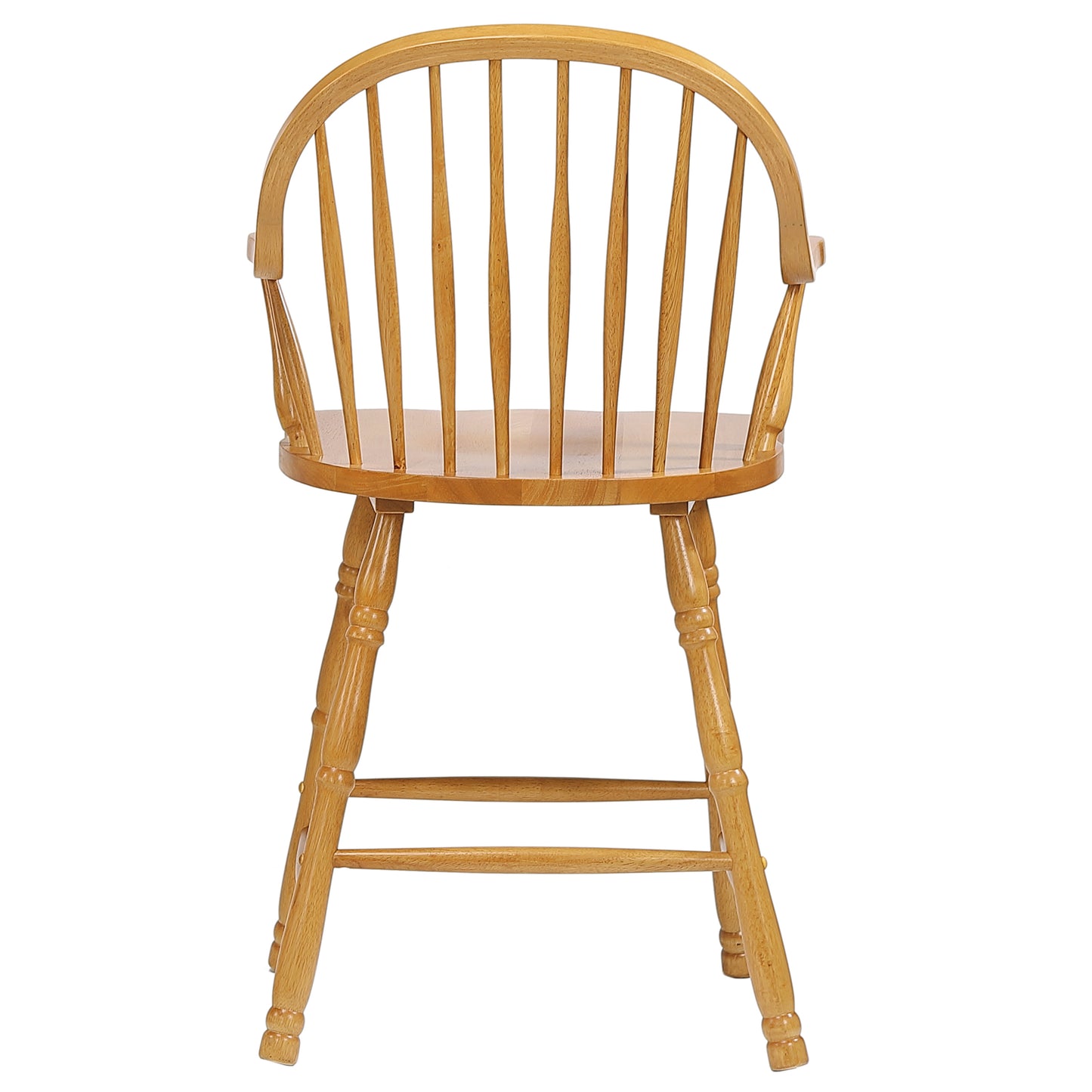 Sunset Trading Oak Selections 24" Windsor Barstool with Arms