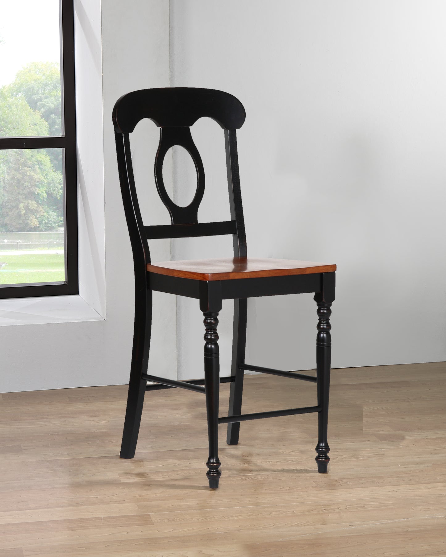 Sunset Trading Black Cherry Selections Napoleon Barstool