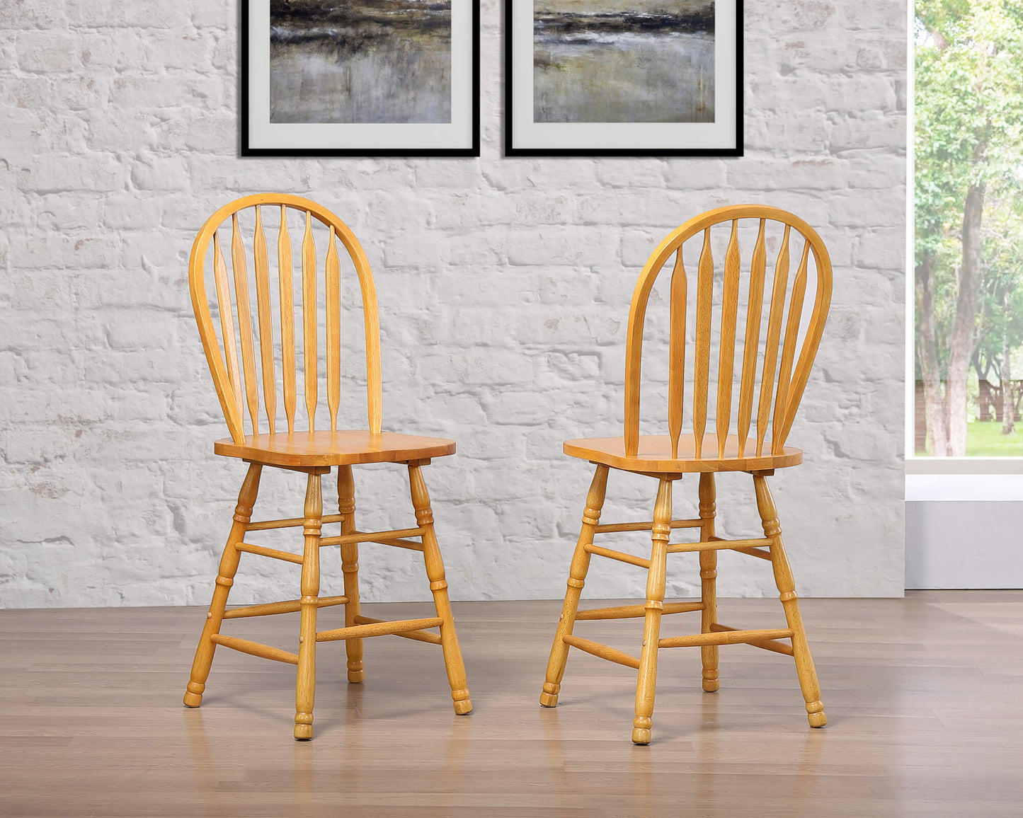 Sunset Trading Selections Arrowback Windsor 24" Barstool