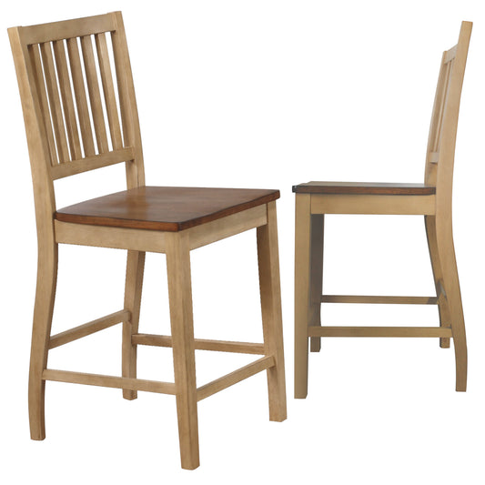 Sunset Trading Brook Slat Back Barstool