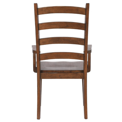 Sunset Trading Simply Brook Ladder Back Dining Chair with Arms