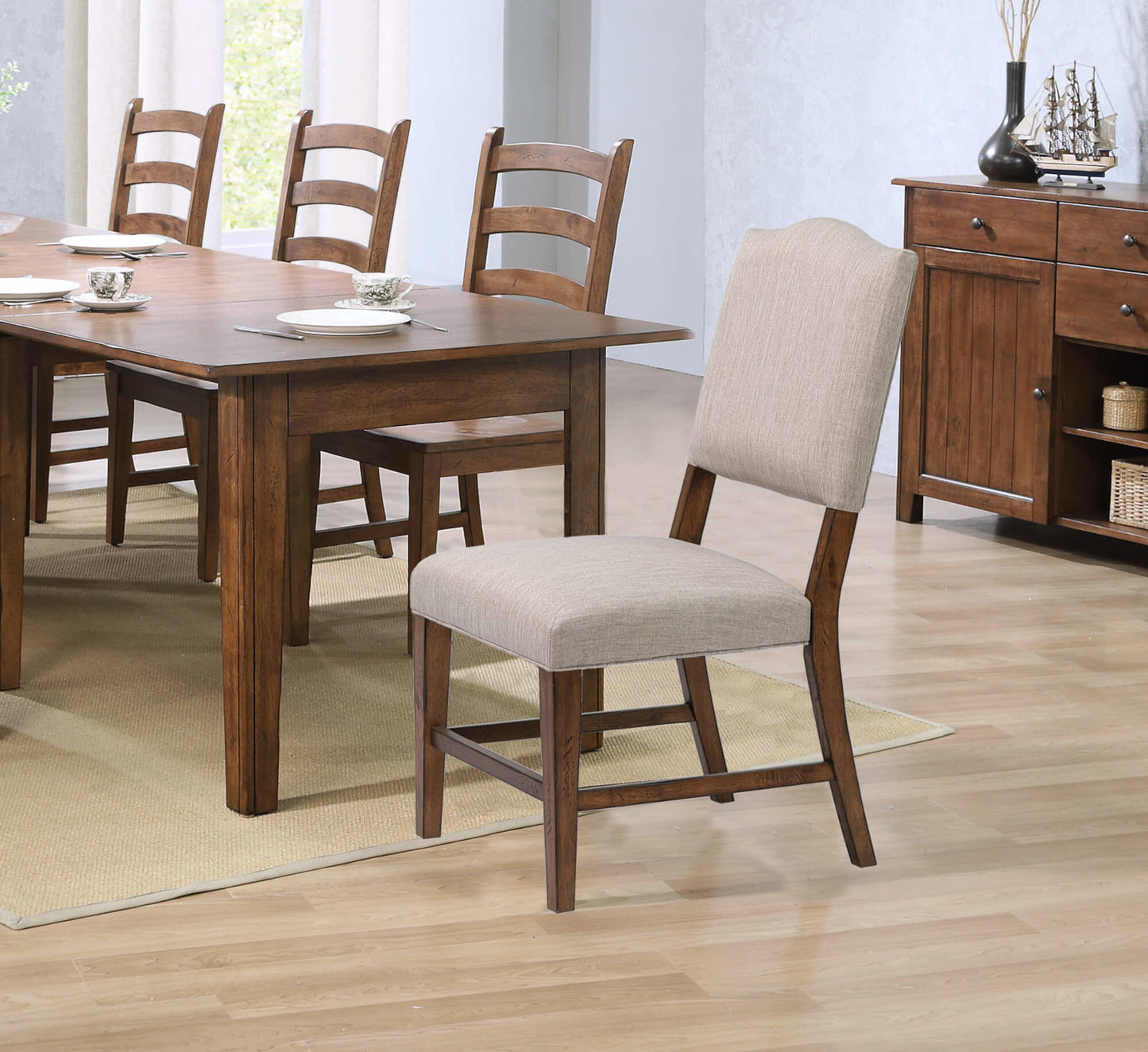 Sunset Trading Simply Brook Performance Fabric Upholstered Dining Chair