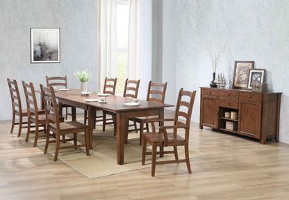 Sunset Trading Simply Brook 10 Piece 134" Rectangular Extendable Table Dining Set