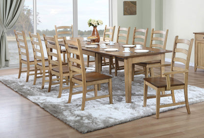 Sunset Trading Brook 11 Piece 134" Rectangular Extendable Dining Set 