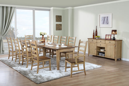 Sunset Trading Brook 12 Piece 134" Rectangular Extendable Dining Set