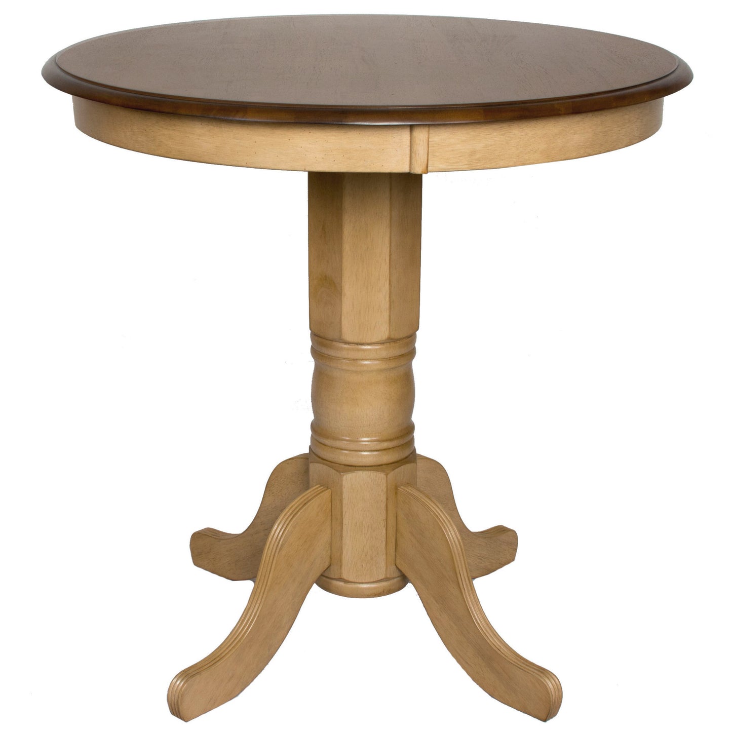 Sunset Trading Brook Round 36" Round Pub Pedestal Dining Table