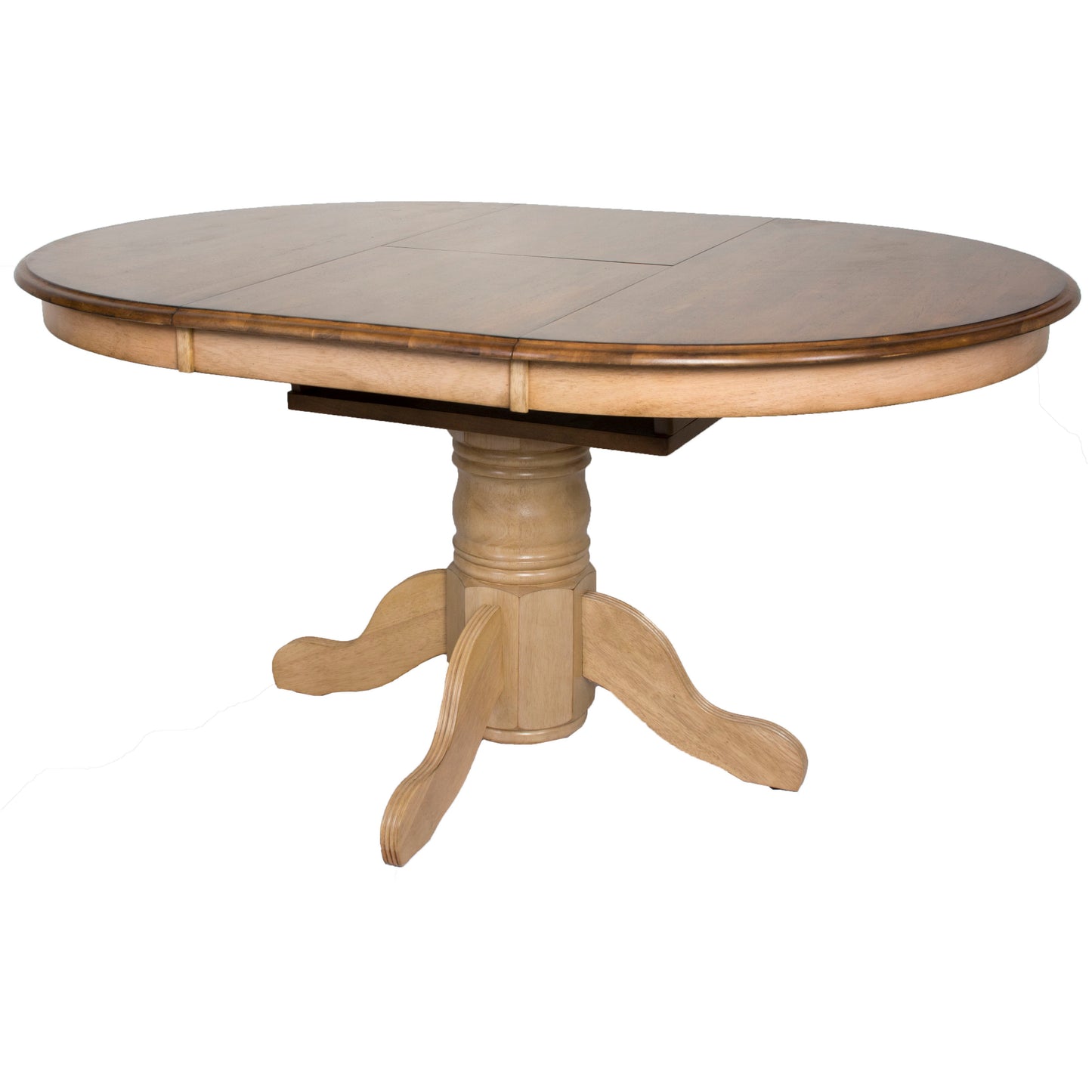 Sunset Trading Brook 42" Round or 60" Oval Extendable Butterfly Dining Table