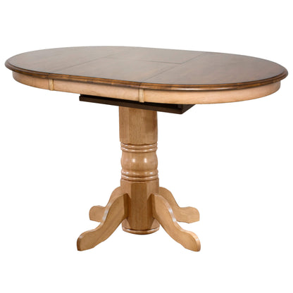 Sunset Trading Brook 42" Round or 60" Oval Extendable Butterfly Pub Table