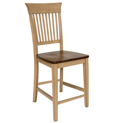 Sunset Trading Brook 10 Piece 48" Square Pub Set with Fancy Slat Stools