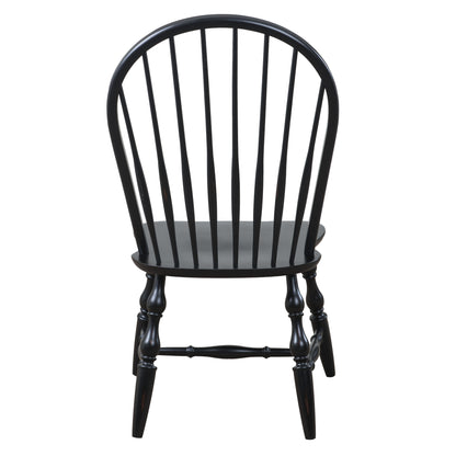 Sunset Trading Black Cherry Selections Windsor Spindleback Dining Chair