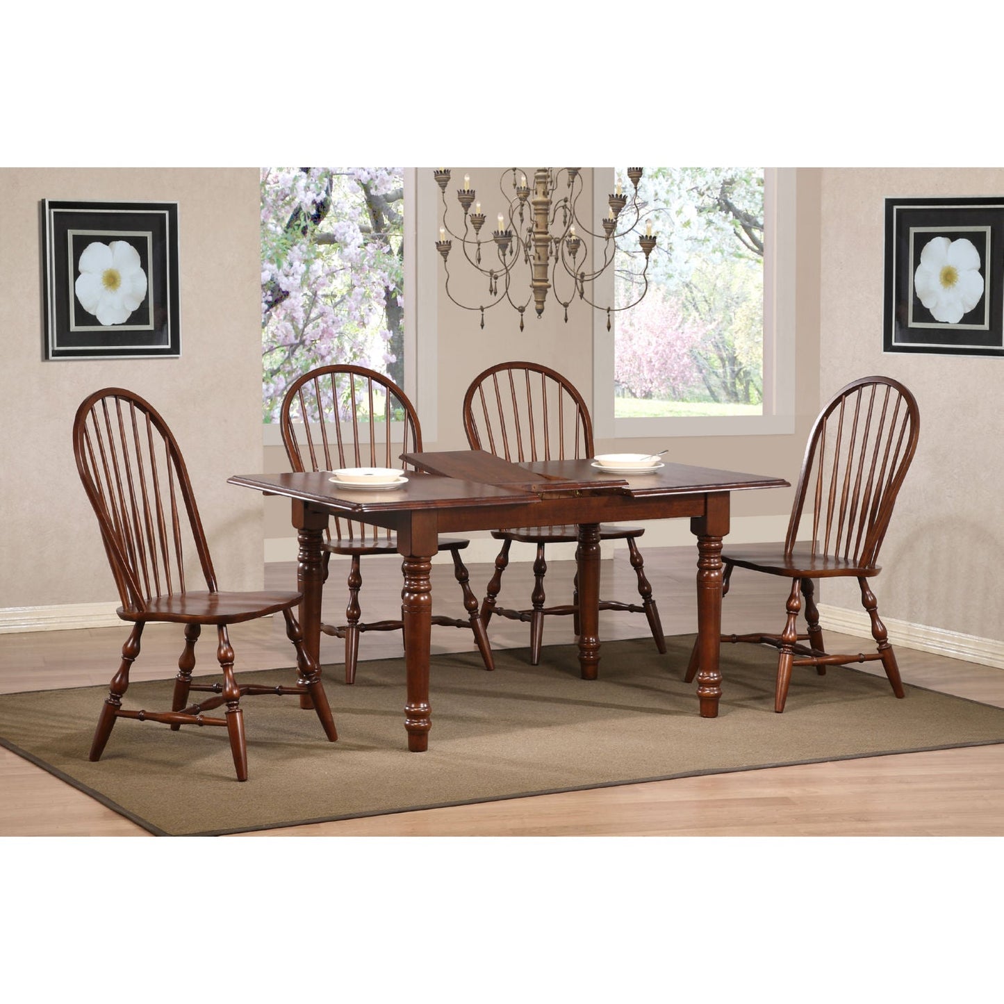 Sunset Trading Andrews Windsor Spindleback Dining Chair