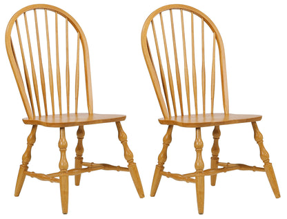 Sunset Trading Oak Selections Windsor Spindleback Dining Chair