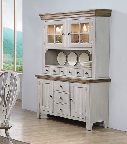 Sunset Trading Country Grove Buffet and Lighted Hutch