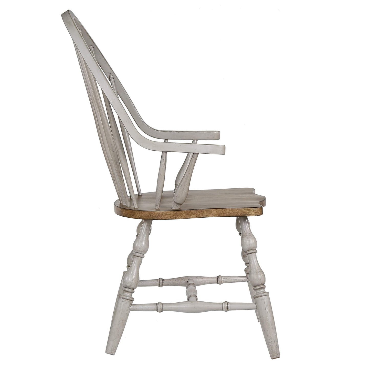 Sunset Trading Country Grove Windsor Spindleback Dining Chair with Arms