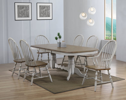 Sunset Trading Country Grove 96" Oval Double Pedestal Extendable Dining Table