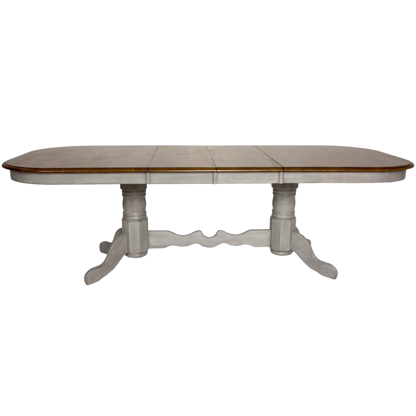 Sunset Trading Country Grove 96" Oval Double Pedestal Extendable Dining Table