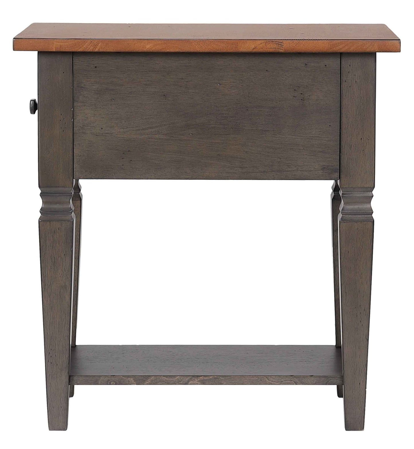 Sunset Trading Dakota 14" Narrow End Table with Drawer & Shelf Storage