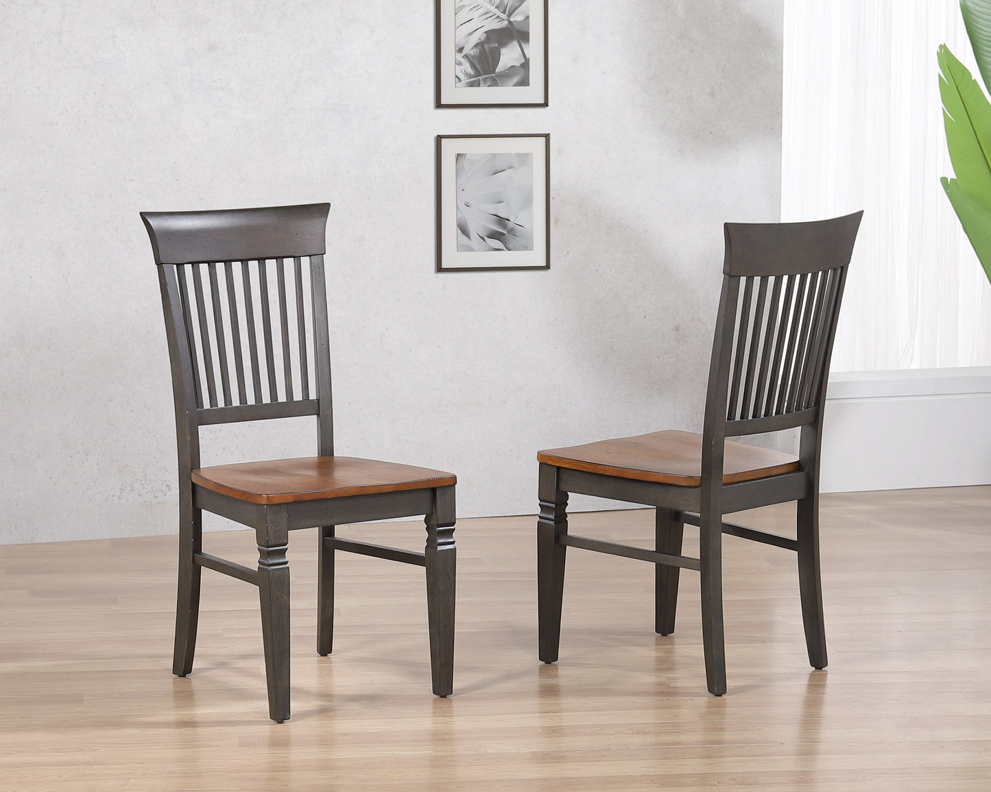 Sunset Trading Dakota Slat Back Armless Dining Chairs