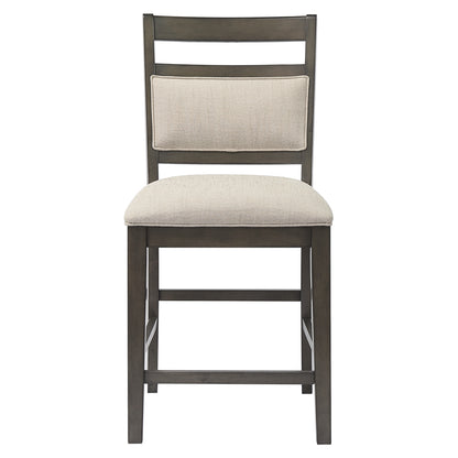 Sunset Trading Shades of Gray Upholstered Barstool