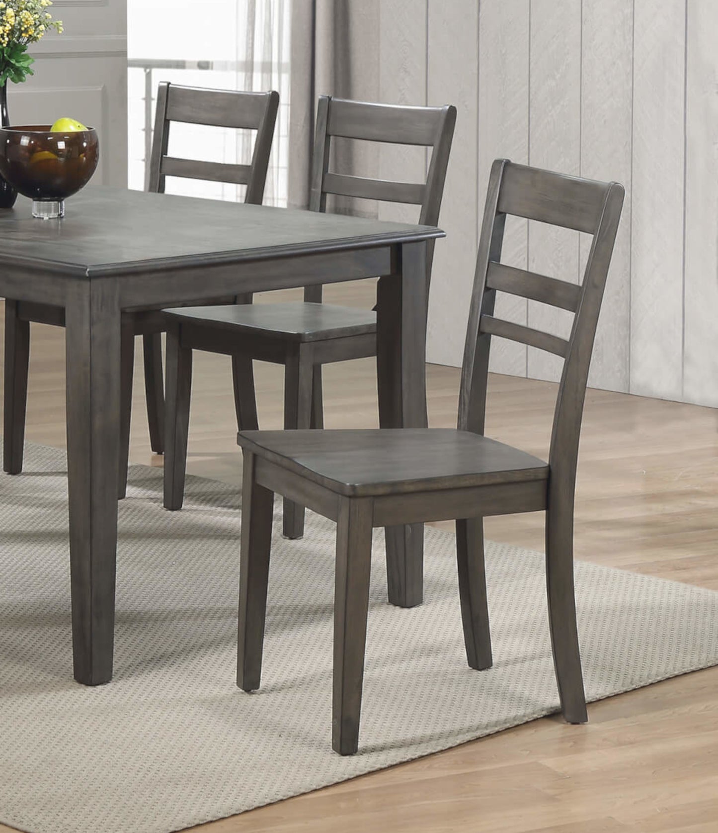 Sunset Trading Shades of Gray Slat Back Dining Chair