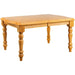 Sunset Trading Oak Selections 5 Piece 56-72" Rectangular Extendable Dining Set with Arrowback Windsor Chairs