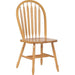 Sunset Trading Oak Selections 5 Piece 56-72" Rectangular Extendable Dining Set with Arrowback Windsor Chairs
