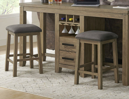 Sunset Trading Saunders Counter Height Backless Bar Stools