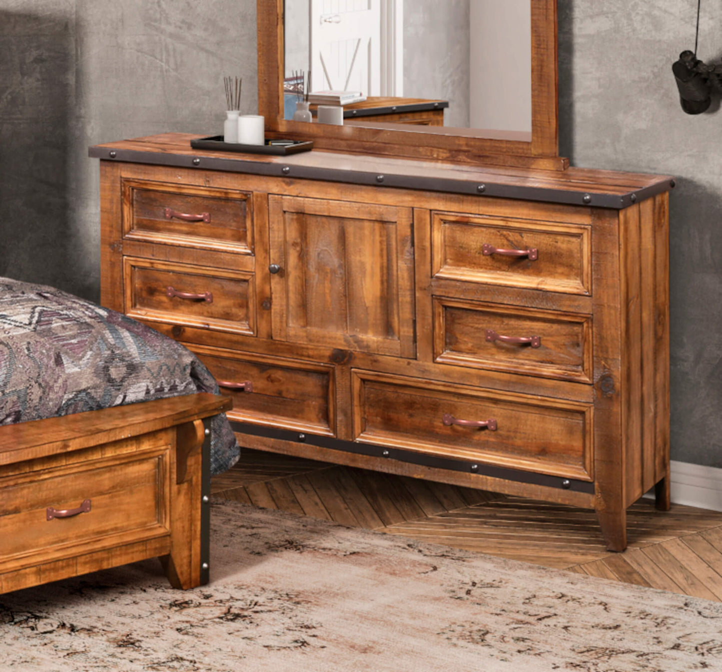 Sunset Trading Rustic City Dresser