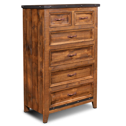 Sunset Trading Rustic City 6 Drawer Chest