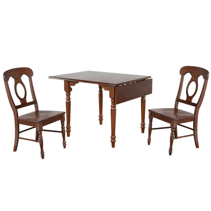 Sunset Trading Andrews 3 Piece 34-48" Rectangular Dining Set