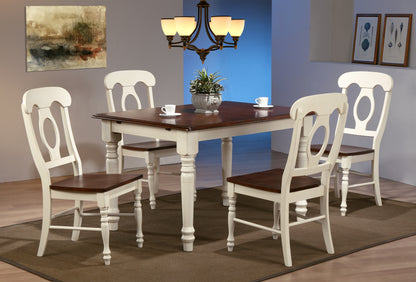 Sunset Trading Andrews 5 Piece 60" Rectangular Extendable Dining Set