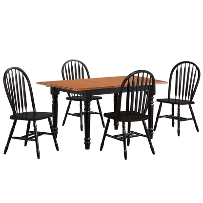 Sunset Trading Selections 5 Piece 60" Rectangular Extendable Dining Set