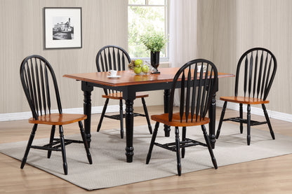 Sunset Trading Selections 5 Piece 60" Rectangular Extendable Dining Set